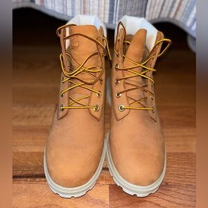 Timberland Boots with white sole